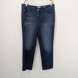 Just My Size Blue Ankle Cropped Jeans with Stretch